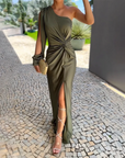 Alina | Ärmelloses Maxikleid mit Seitenschlitz für Damen