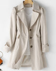 Valentina | Klassischer Damen Trenchcoat – Wasserdicht und elegant