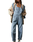 Elviana | Damen-Overall im Loose-Fit mit verstellbaren Trägern
