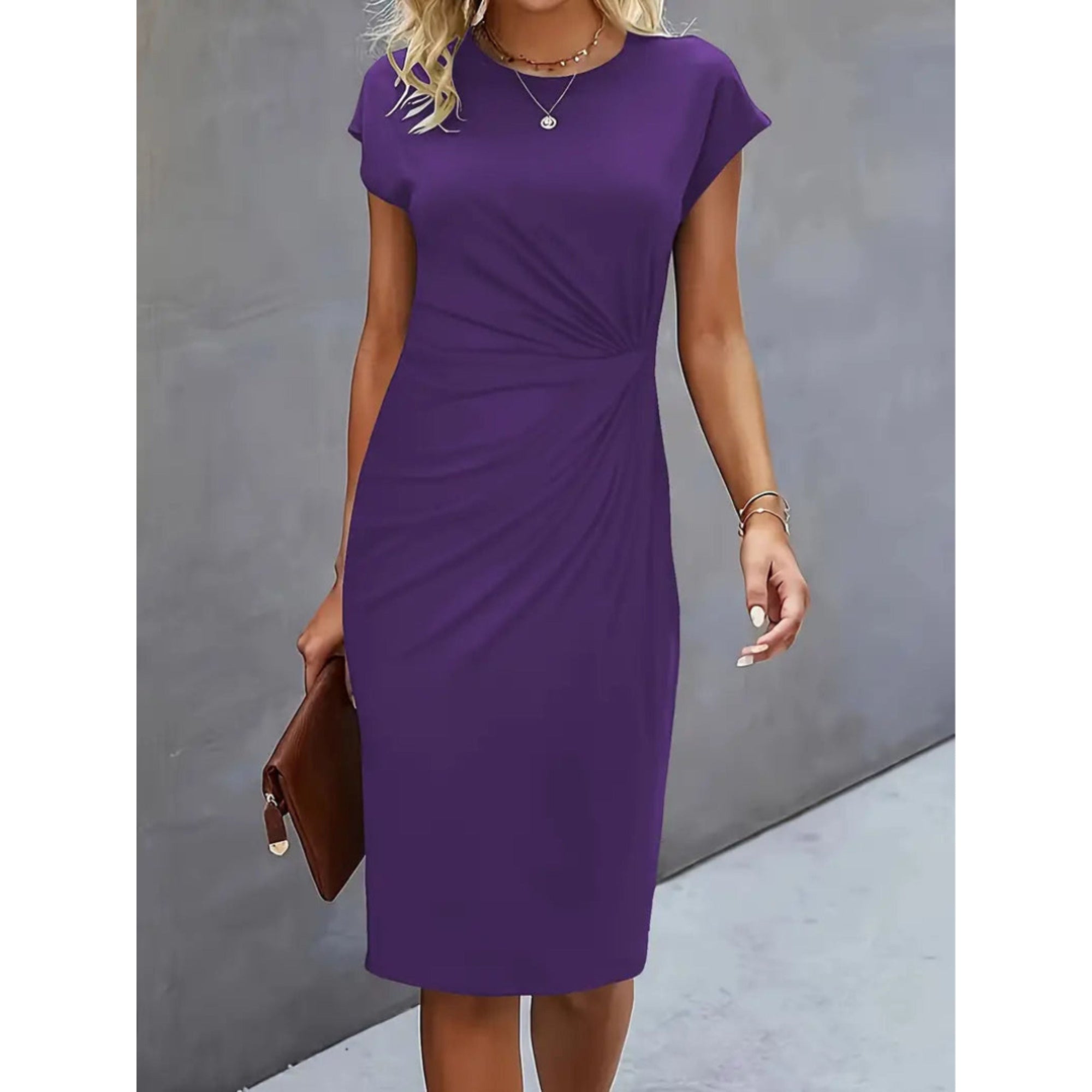 Lorena | Figurbetontes Damenkleid mit Taillenakzent