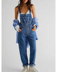 Elviana | Damen-Overall im Loose-Fit mit verstellbaren Trägern
