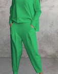 Elexia | 2-teiliges Damen-Streetwear-Set mit Bluse & Hose