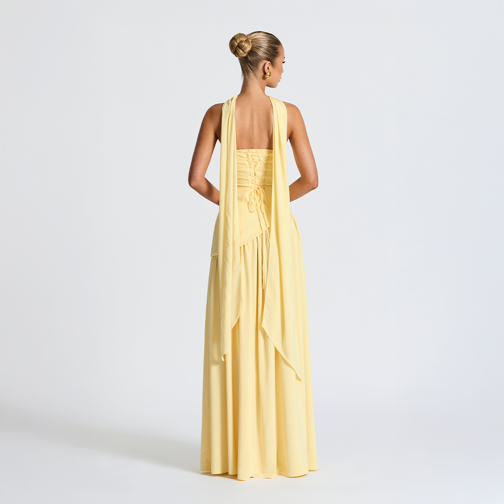 Soraya | Fließendes Maxikleid mit eleganter Silhouette