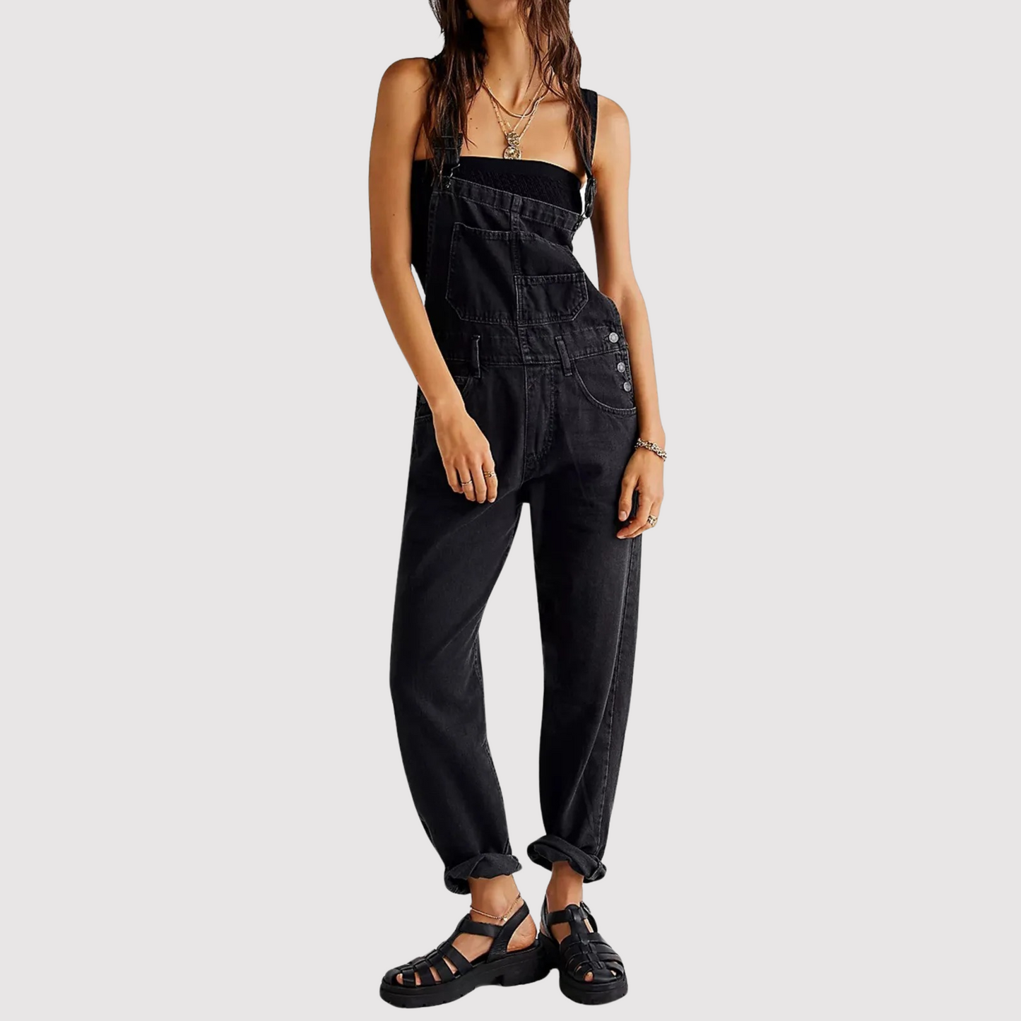 Selva | Denim-Jumpsuit für Damen