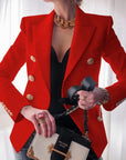 Chiara | Damenblazer mit goldenen Knöpfen