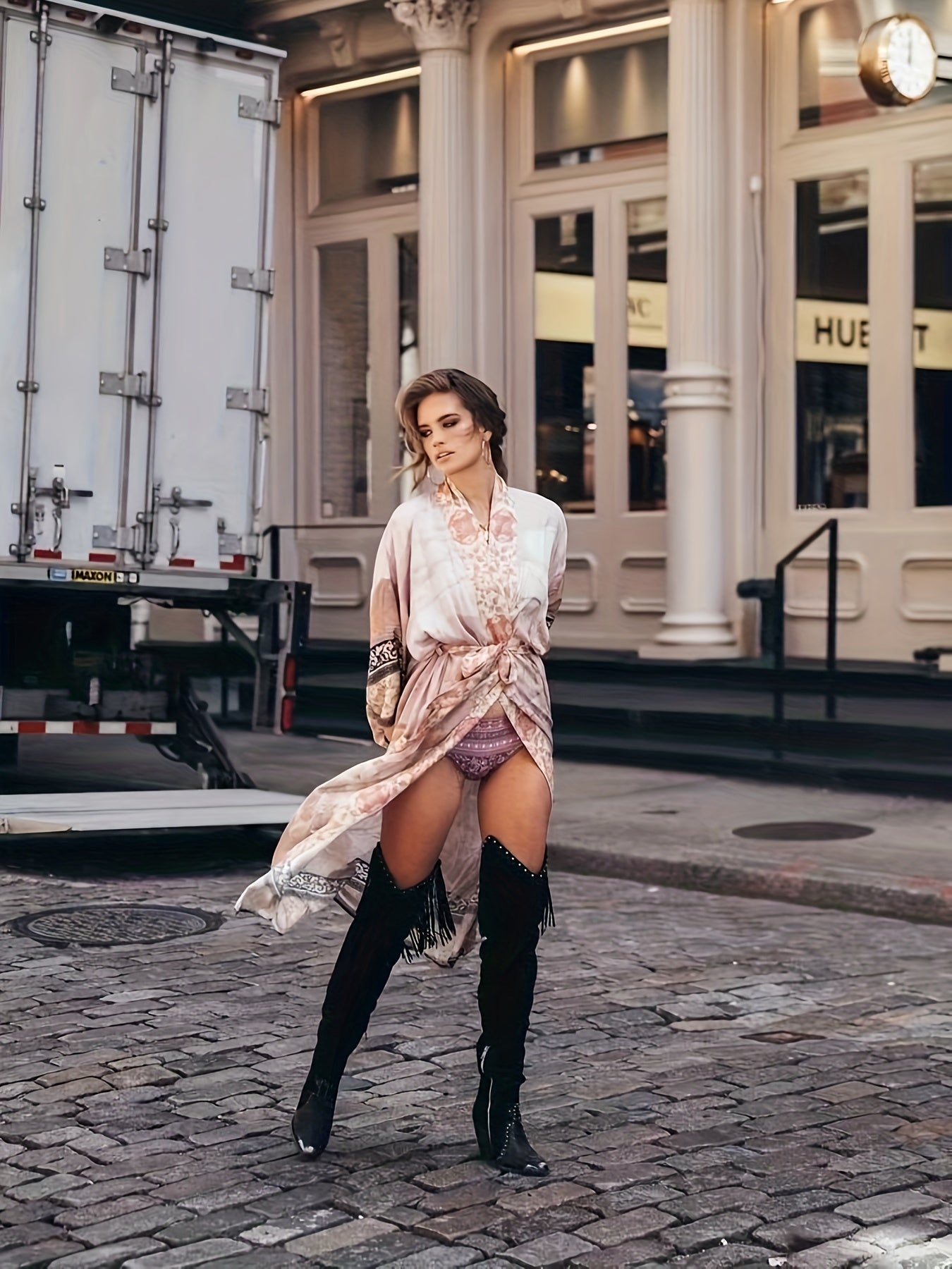Sofia | Kimono mit Blumenprint für Damen