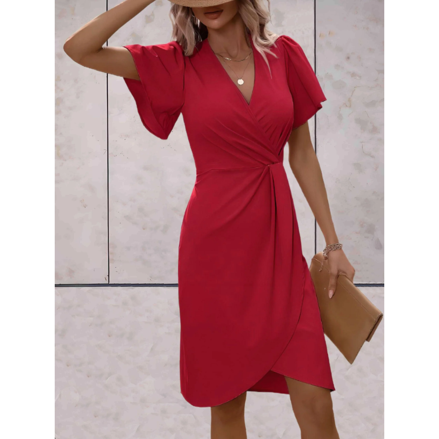 Lavinia | Elegantes Wickelkleid für Damen mit Festtagscharme