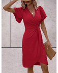 Lavinia | Elegantes Wickelkleid für Damen mit Festtagscharme