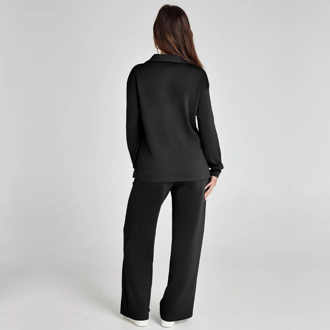 Alessia | Elegantes Loungewear-Set für Damen mit V-Ausschnitt