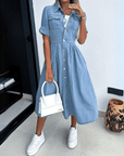 Alessia | Nachhaltiges Denimkleid mit klassischer Passform