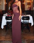 Celina | Figurbetontes Abend-Maxikleid