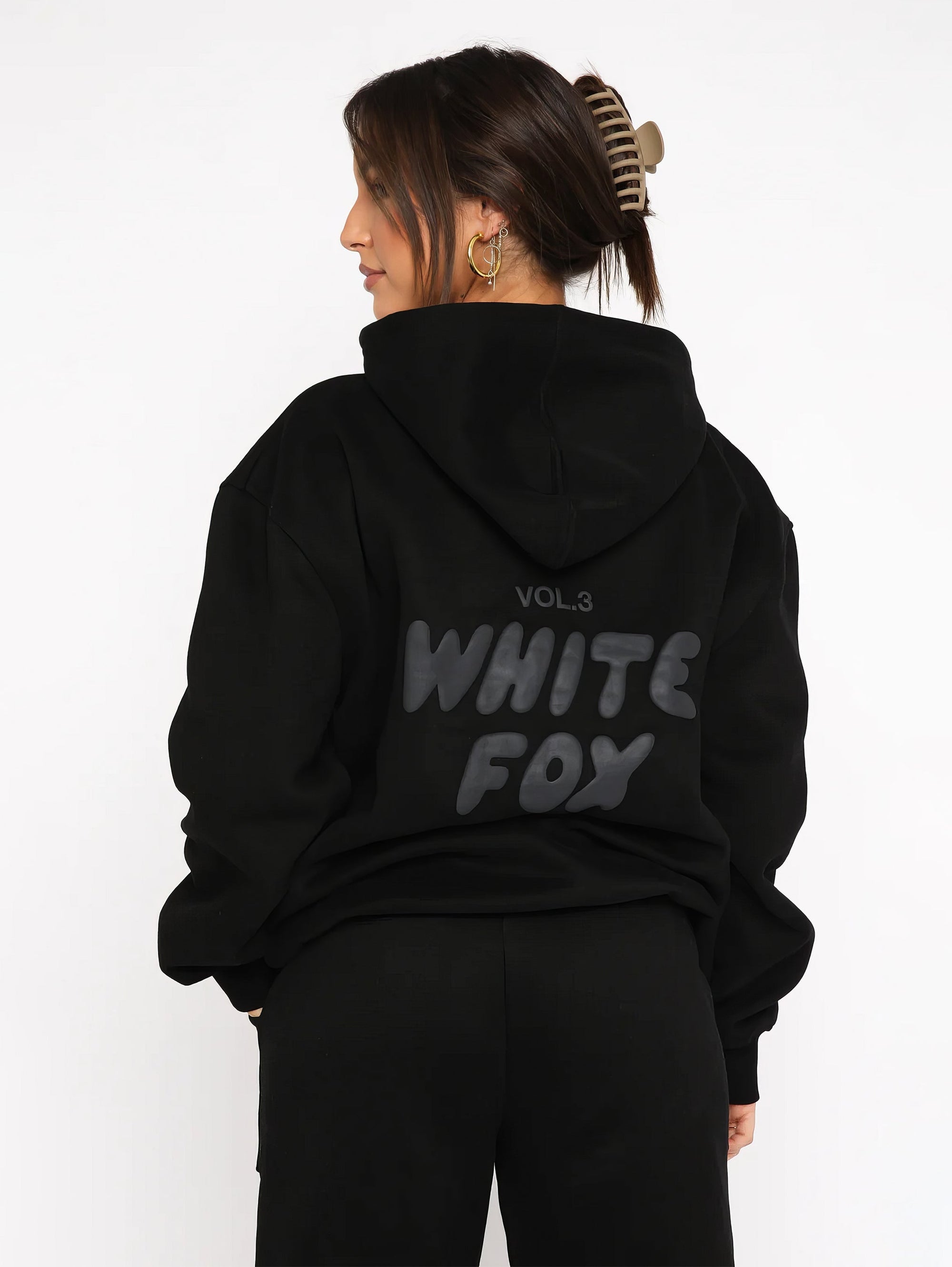 Alviva | Oversize Trainingsanzug mit Kapuze aus Fleece