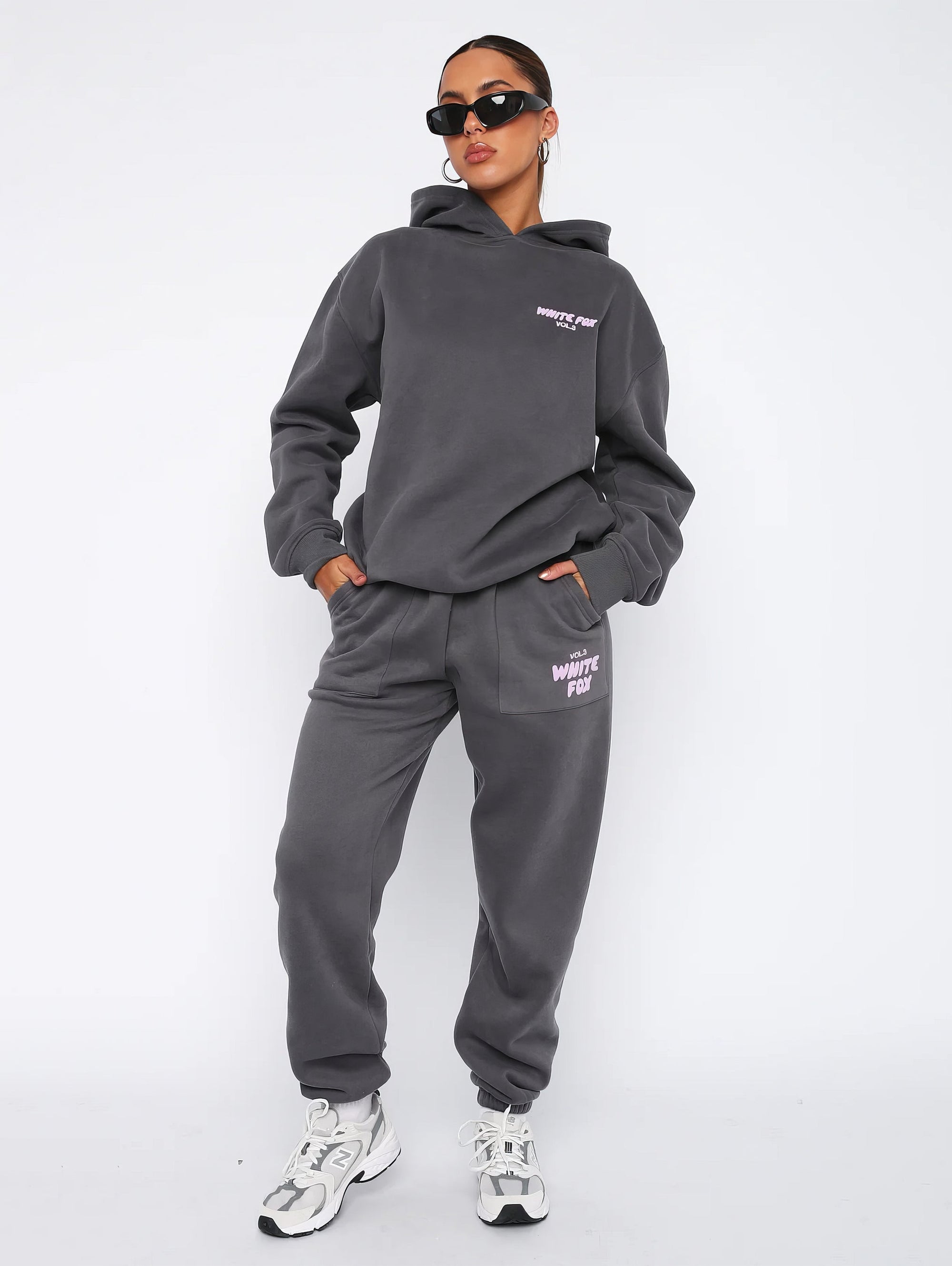 Alviva | Oversize Trainingsanzug mit Kapuze aus Fleece