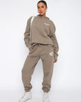 Alviva | Oversize Trainingsanzug mit Kapuze aus Fleece