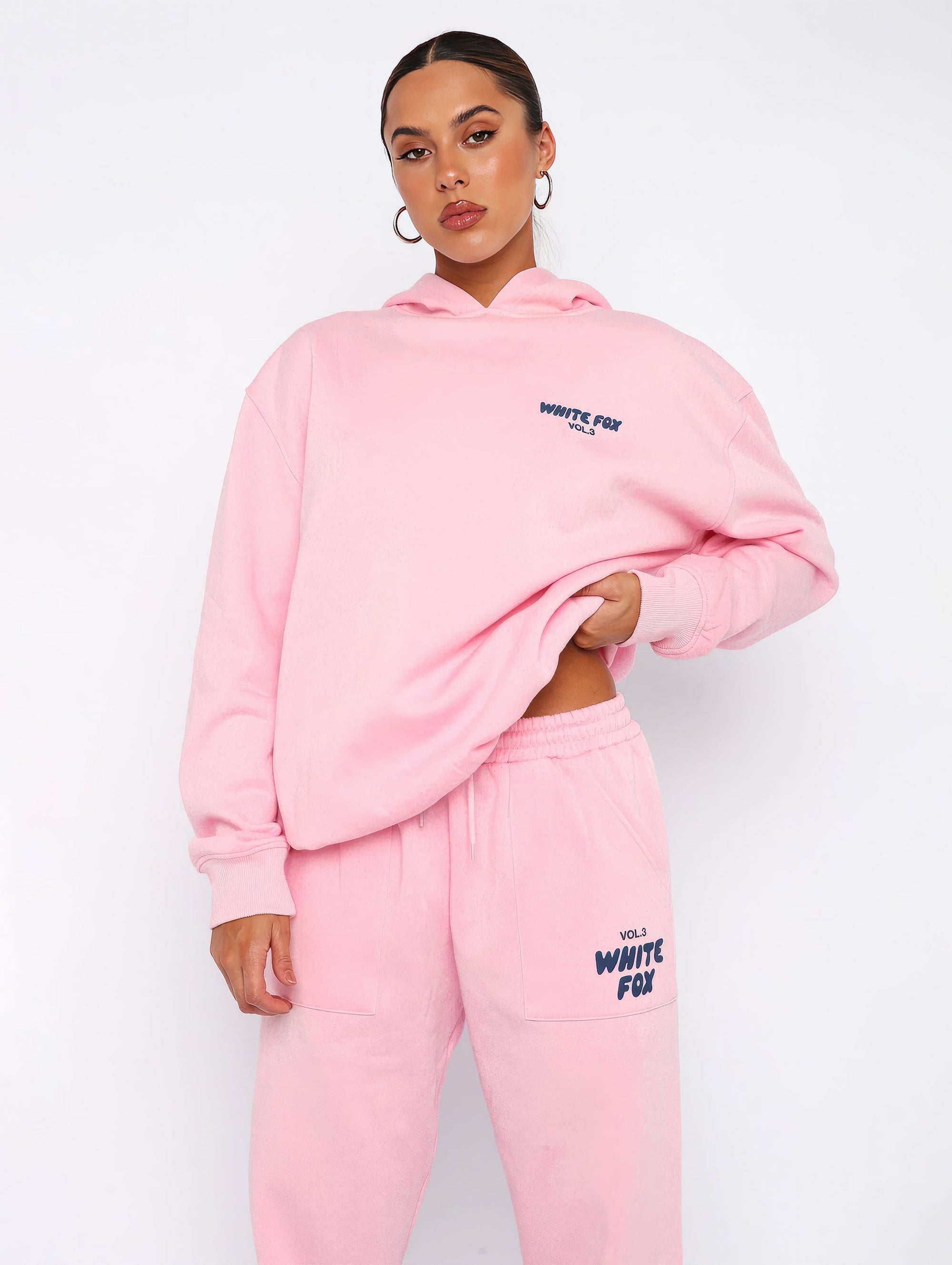 Alviva | Oversize Trainingsanzug mit Kapuze aus Fleece