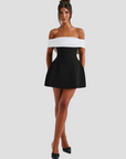 Leona | Feminines Minikleid mit Schleifendetail
