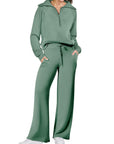 Leona | Damen Lounge-Set mit Reißverschluss und Jogginghose