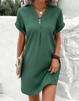 Valene | Luftige Sommerkleid mit V-Ausschnitt für Damen