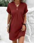 Valene | Luftige Sommerkleid mit V-Ausschnitt für Damen