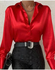 Soraya | Elegante Damenbluse mit Seidenglanz