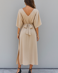 Velora | Elegantes V-Ausschnitt Kleid Damen