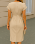 Emilia | Wickelkleid in Midi-Länge mit schmeichelnder Taille