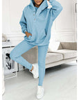 Daria | Dreiteiliges Oversized Hoodie-Loungewear-Set für Damen