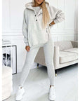 Daria | Dreiteiliges Oversized Hoodie-Loungewear-Set für Damen