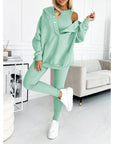 Daria | Dreiteiliges Oversized Hoodie-Loungewear-Set für Damen