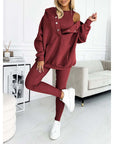Daria | Dreiteiliges Oversized Hoodie-Loungewear-Set für Damen