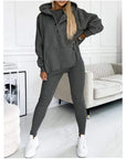 Daria | Dreiteiliges Oversized Hoodie-Loungewear-Set für Damen