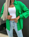 Layla | Lässige Streetwear-Bluse mit Knöpfen für Damen