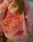 Liora | Hoodie mit Sonnenuntergangs-Print