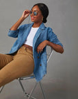 Talia | Damenblazer aus Denim