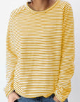 Marivelle | Gestreiftes Langarmshirt für Damen im Maritim-Stil