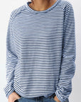 Marivelle | Gestreiftes Langarmshirt für Damen im Maritim-Stil