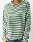 Marivelle | Gestreiftes Langarmshirt für Damen im Maritim-Stil
