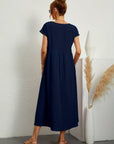 Sophie | Lockeres Hemdblusenkleid mit Knöpfen