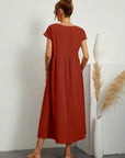 Sophie | Lockeres Hemdblusenkleid mit Knöpfen