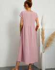 Sophie | Lockeres Hemdblusenkleid mit Knöpfen