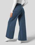 Mirella | Bequeme High-Waist Jeans mit weitem Bein
