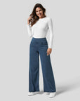 Mirella | Bequeme High-Waist Jeans mit weitem Bein