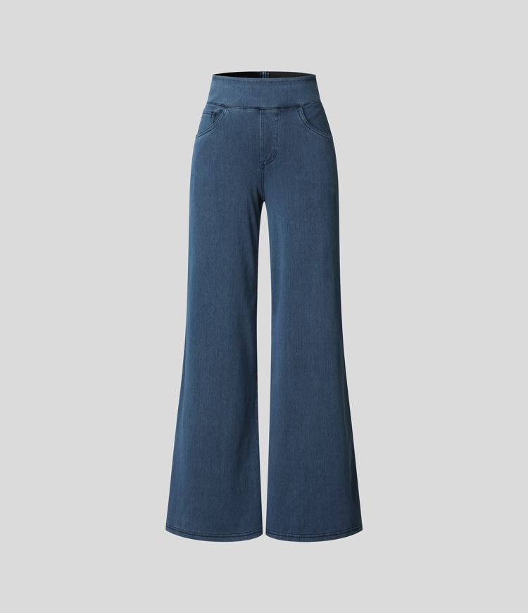 Mirella | Bequeme High-Waist Jeans mit weitem Bein