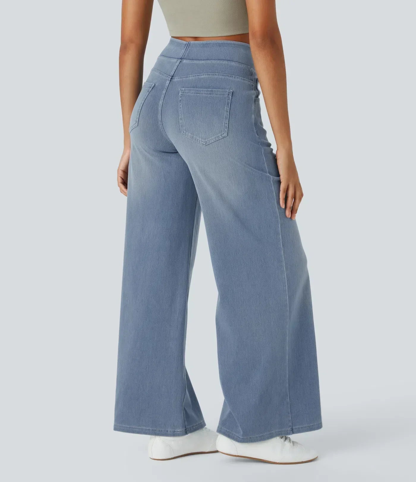 Mirella | Bequeme High-Waist Jeans mit weitem Bein