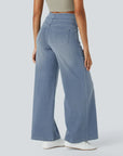 Mirella | Bequeme High-Waist Jeans mit weitem Bein