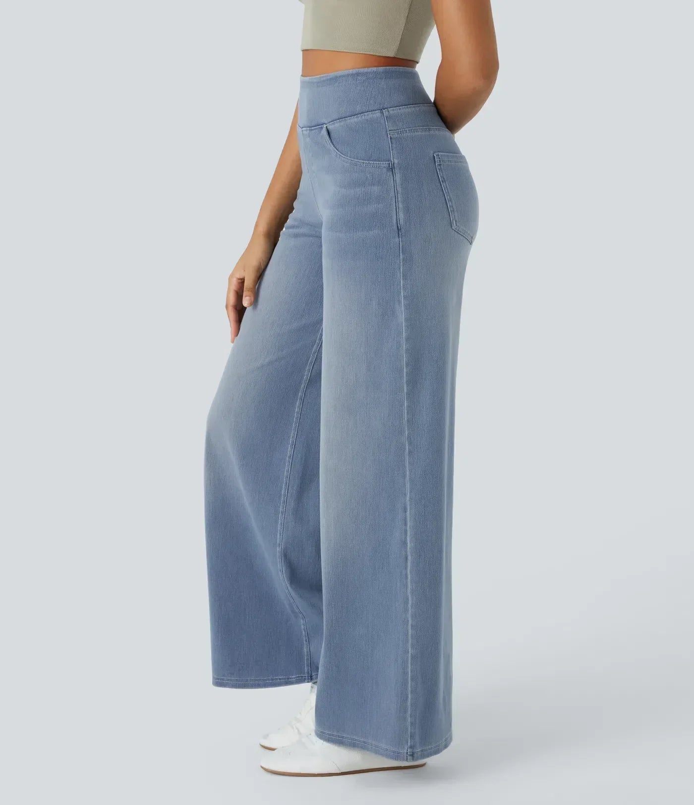 Mirella | Bequeme High-Waist Jeans mit weitem Bein