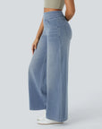 Mirella | Bequeme High-Waist Jeans mit weitem Bein
