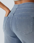 Mirella | Bequeme High-Waist Jeans mit weitem Bein