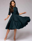 Mila | Midikleid mit Taillenbindung