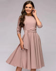 Mila | Midikleid mit Taillenbindung